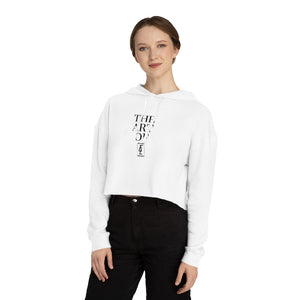 " The Art of " cropped Hoodie