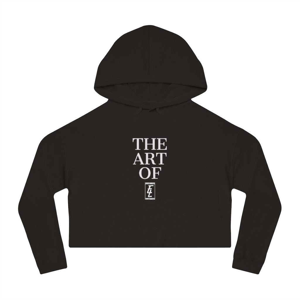 " The Art of " cropped Hoodie