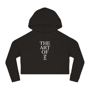 " The Art of " cropped Hoodie