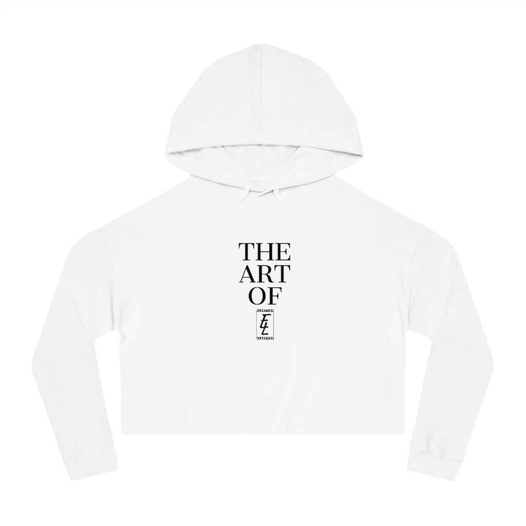 " The Art of " cropped Hoodie