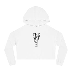 " The Art of " cropped Hoodie